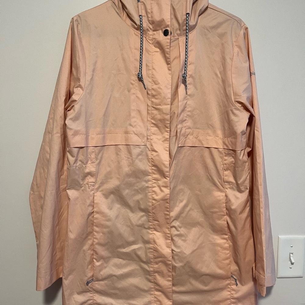 Women's Columbia Light Peach Hooded Jacket